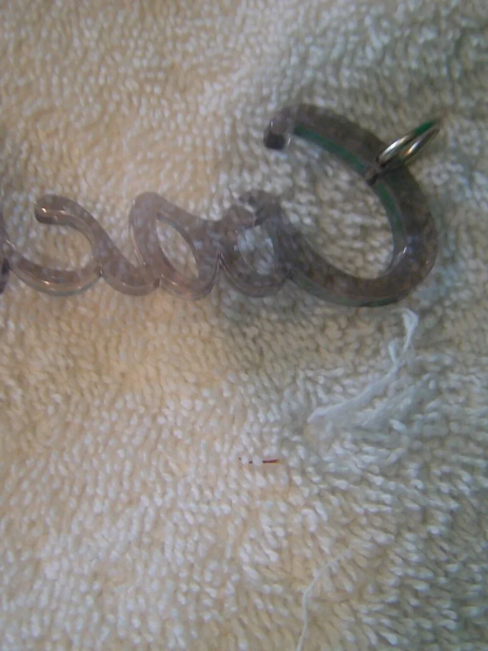 AUTHENTIC COACH COACH ACRYLIC SCRIPT HANG TAGS  1 PINK/1SMOKE    EUC - Picture 9 of 10